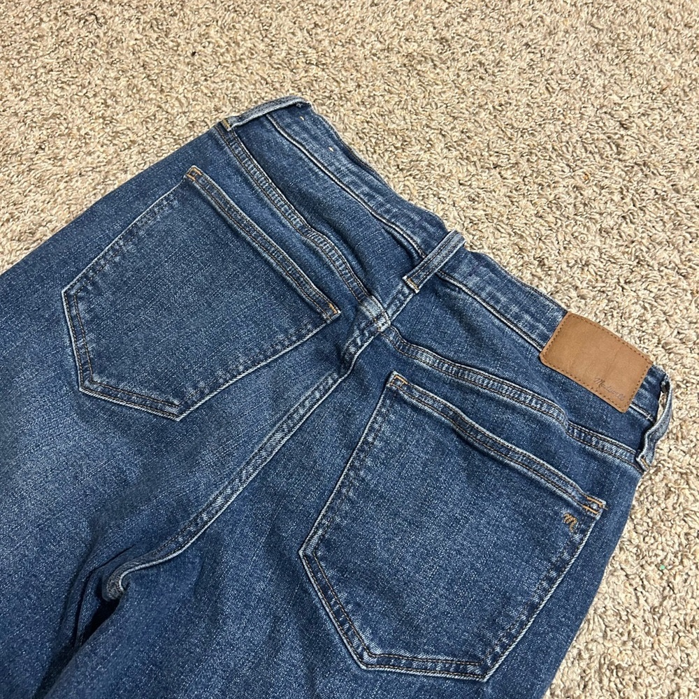 Madewell Women's Dark Blue Straight-Leg Jeans The Perfect Vintage Size 27 Casual - Picture 5 of 9